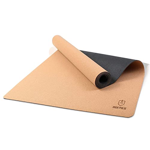 DIVASYA-Esterilla de yoga premium de corcho antideslizante: de caucho  natural antideslizante y corcho, natural y sostenible, extra ancha y extra  gruesa (183 x 66 x 0,4 cm) (Magic Arrow Corcho) : 