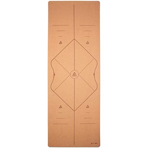 Esterilla de yoga Pro • de corcho • ganador de la prueba precio/rendimiento • extra grande 200...