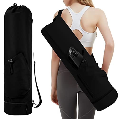 Gofeibao Bolsa De Yoga Funda Esterilla Yoga Yoga Mat Bolsa Grande Estera de  Yoga con Bolsa de Transporte Ejercicio Mat Bolsa Esterilla y Bolsa de Yoga