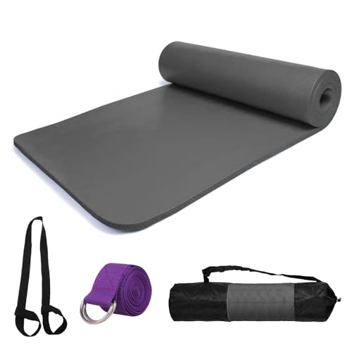 smallrun Esterilla Yoga Esterilla Pilates Antideslizante 10mm Alfombrilla de Yoga Esterilla Deporte...