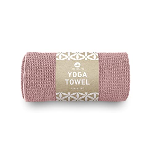 Lotuscrafts Toalla Yoga Antideslizante Grip - Antideslizante y de Secado Rápido - Manta Yoga...