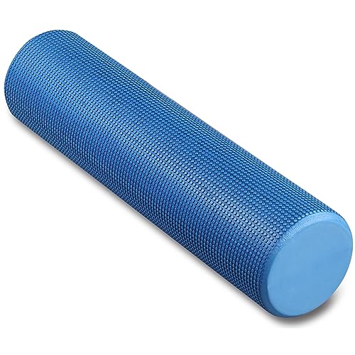Foam Roller de Espuma Rulo Extra Largo Rodillo Redondo para Masajes Musculares, Fitness, Yoga y...