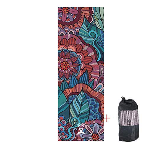 Morbuy Toalla de Yoga Antideslizante Toalla, Esterilla de Yoga para Viajes Plegable Secado para...
