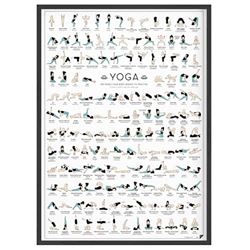 Follygraph Yoga Póster, Cartel, Art, gráfico, Print - DIN A2